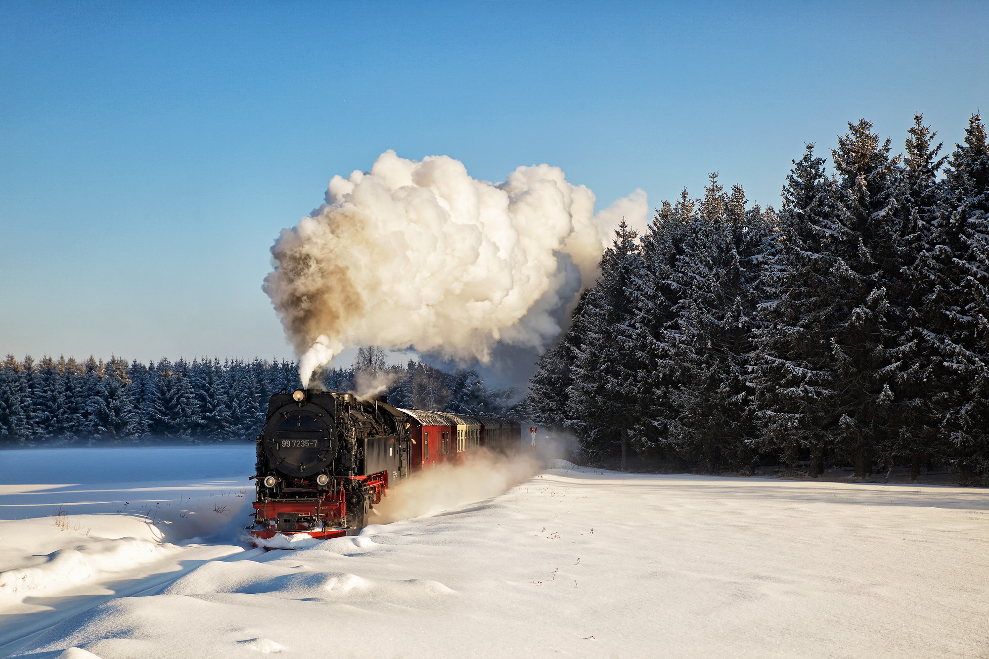 1. April mit Neuschnee